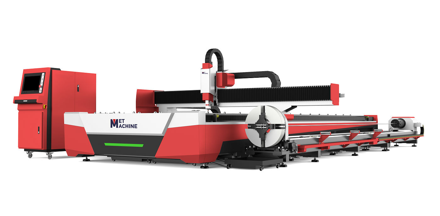 Оптоволоконный лазер с модулем резки трубы MetMachine LCM-6020B Master 3000W - 3