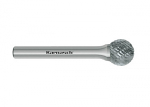 Борфреза твердосплавная Karnasch сферическая, тип D 12-11-М-06-L56, арт.11.3031-083